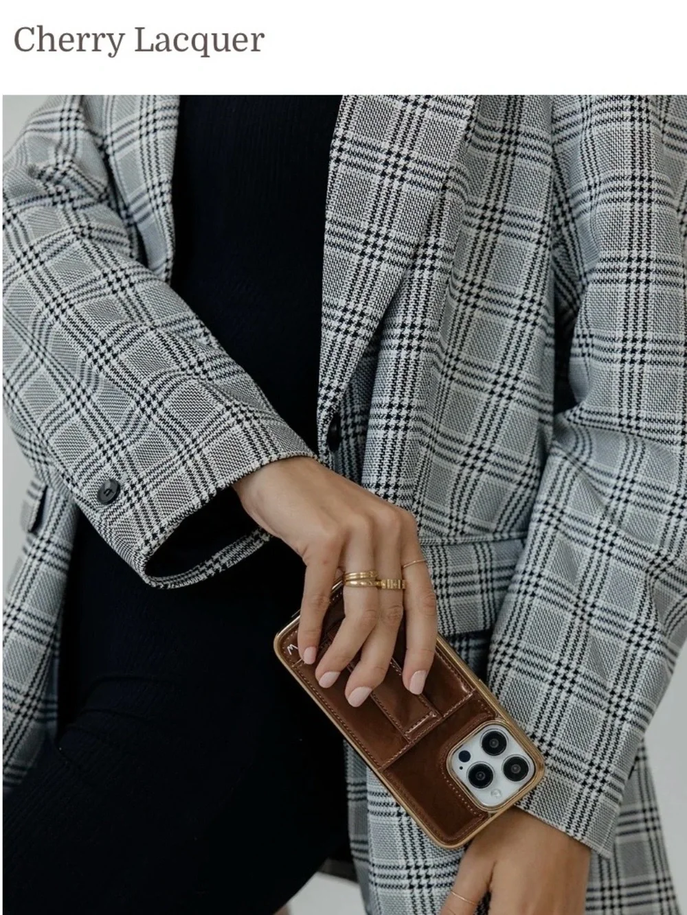 Walli Cherry Lacquer Phone Case for iPhone 14 Pro
